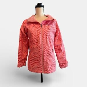Columbia Bugaboo II Fleece Interchange Jacket Girls Youth L 14/16 Pink Outgrown